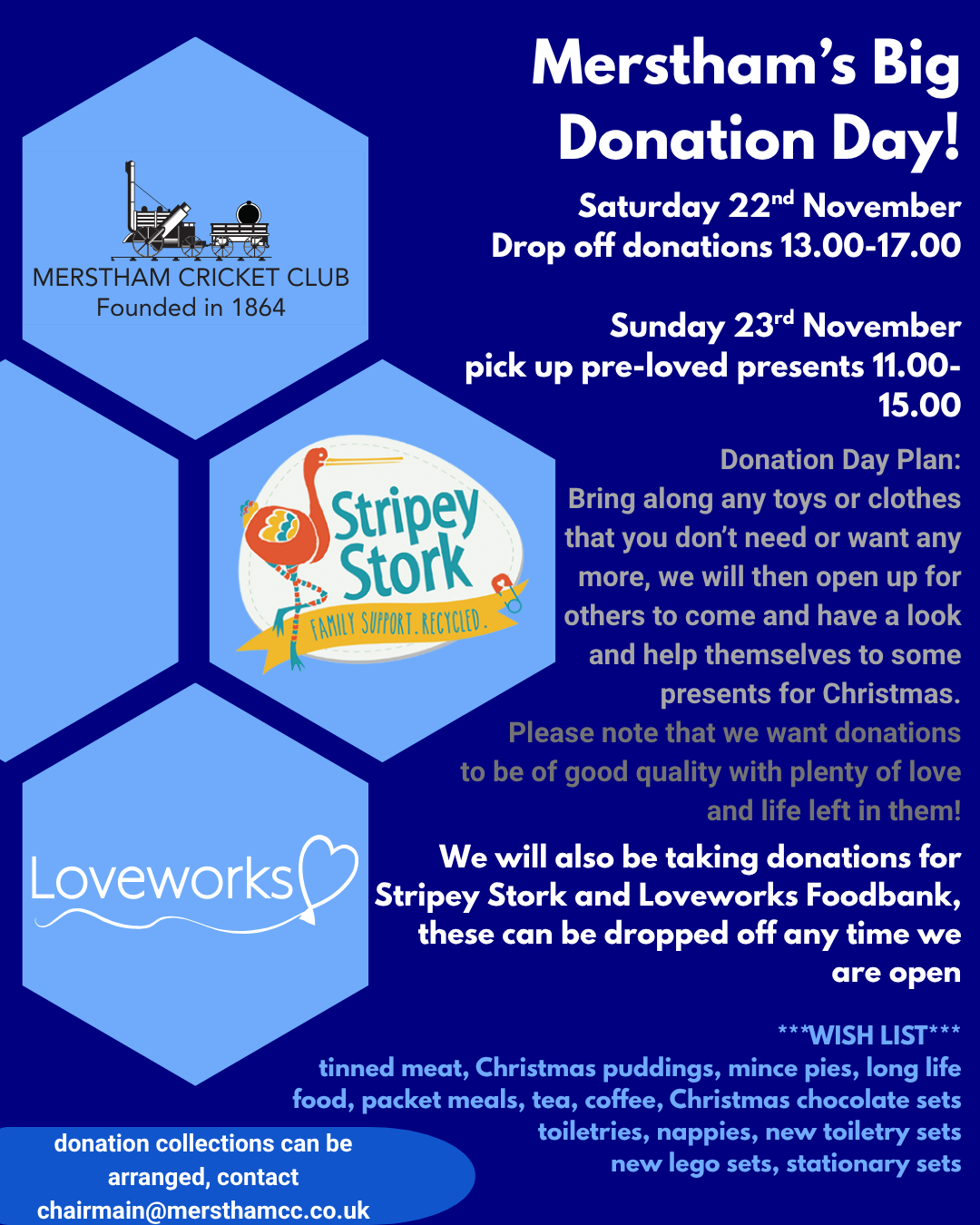 Merstham's Big Donation Day 2025!